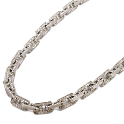 AMBUSH Anbushu SV925 PAVE A CHAIN SHORT NECKLACE Pavé Chain Short Necklace