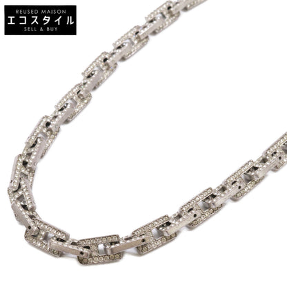 AMBUSH Anbushu SV925 PAVE A CHAIN SHORT NECKLACE Pavé Chain Short Necklace