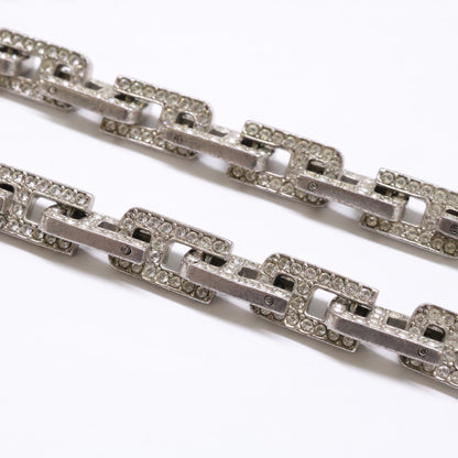 AMBUSH Anbushu SV925 PAVE A CHAIN SHORT NECKLACE Pavé Chain Short Necklace