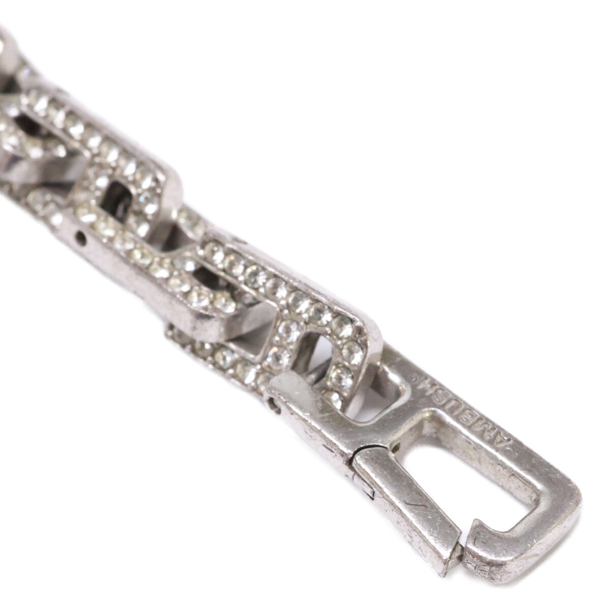 AMBUSH Anbushu SV925 PAVE A CHAIN SHORT NECKLACE Pavé Chain Short Necklace