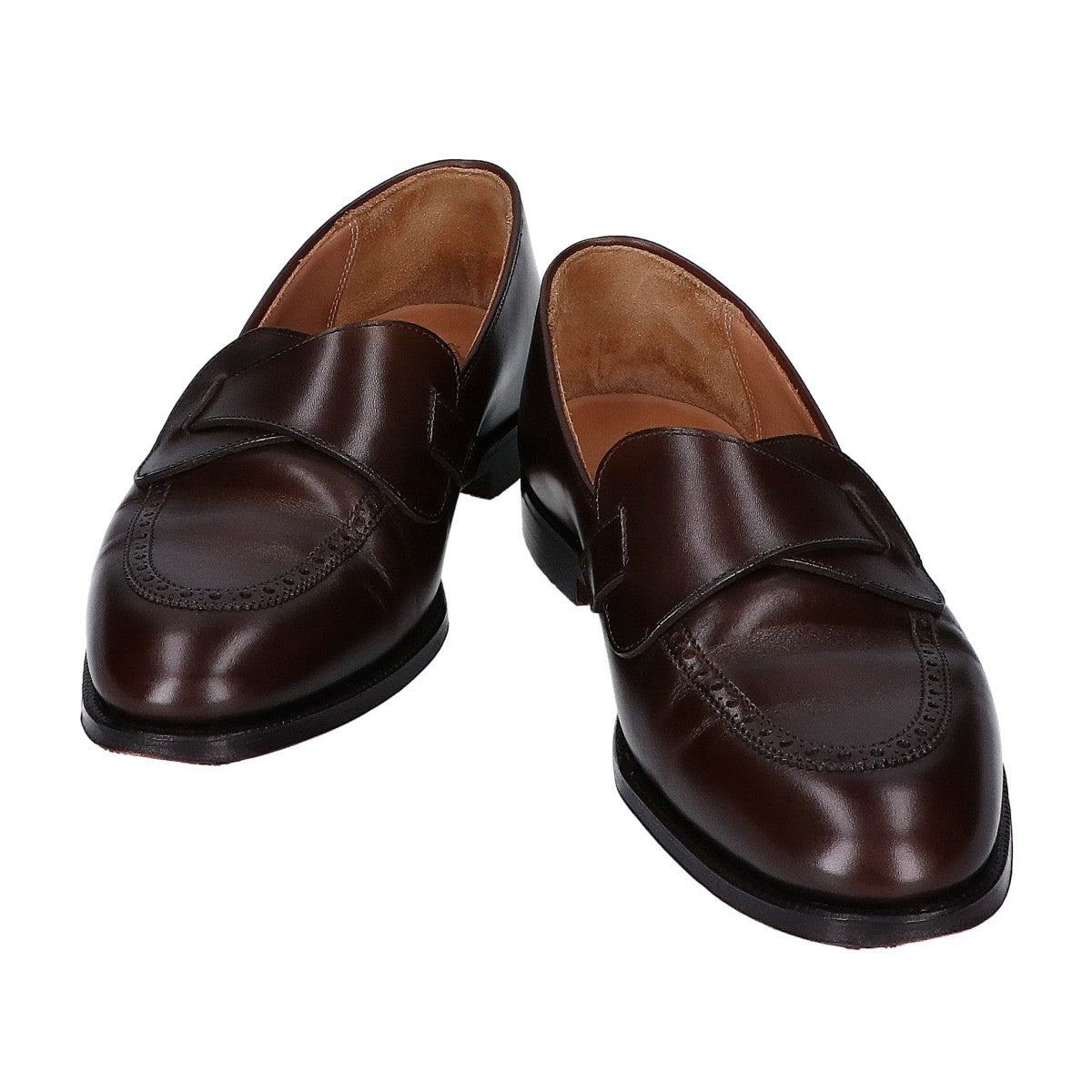 Crockett&Jones クロケット＆ジョーンズ BRIMSTONE ビームス別注 バタフライ カーフ ローファー シューズ
