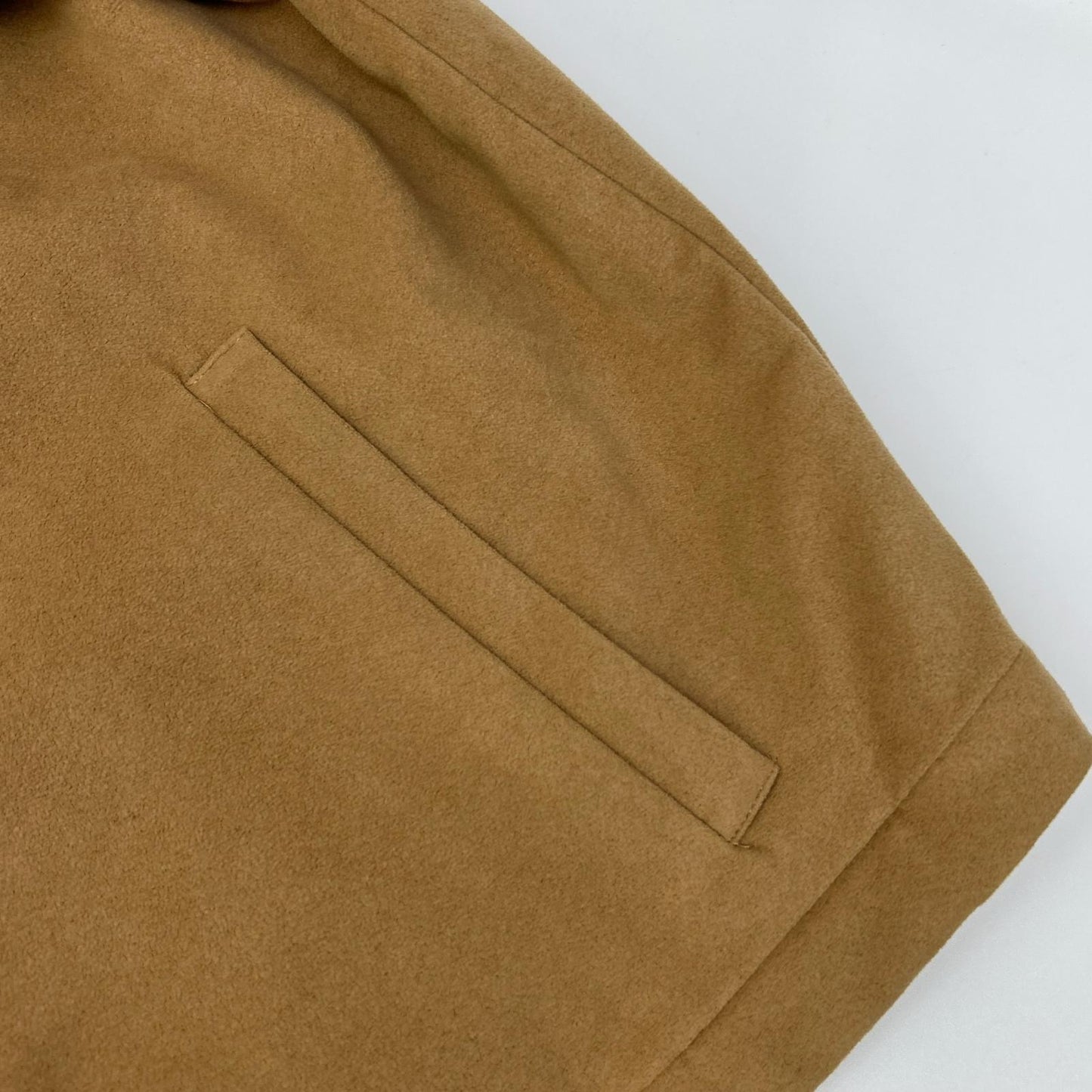 HER. Her 7053404 Camel faux-suede jacket Jacket