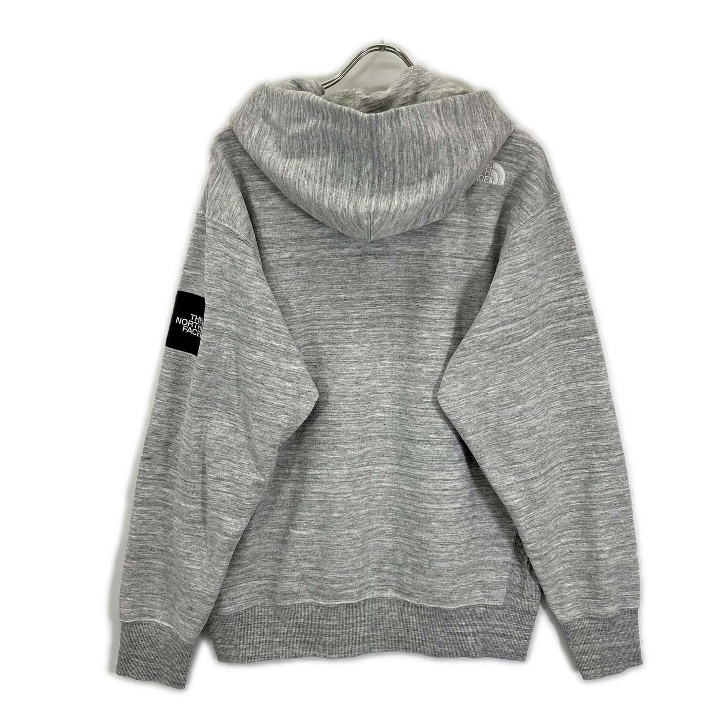 THE NORTH FACE ノースフェイス NT12335 グレー スクエアロゴ ジップフーディ ジャケット