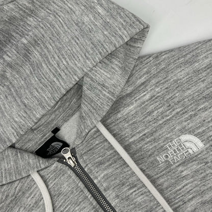 THE NORTH FACE ノースフェイス NT12335 グレー スクエアロゴ ジップフーディ ジャケット