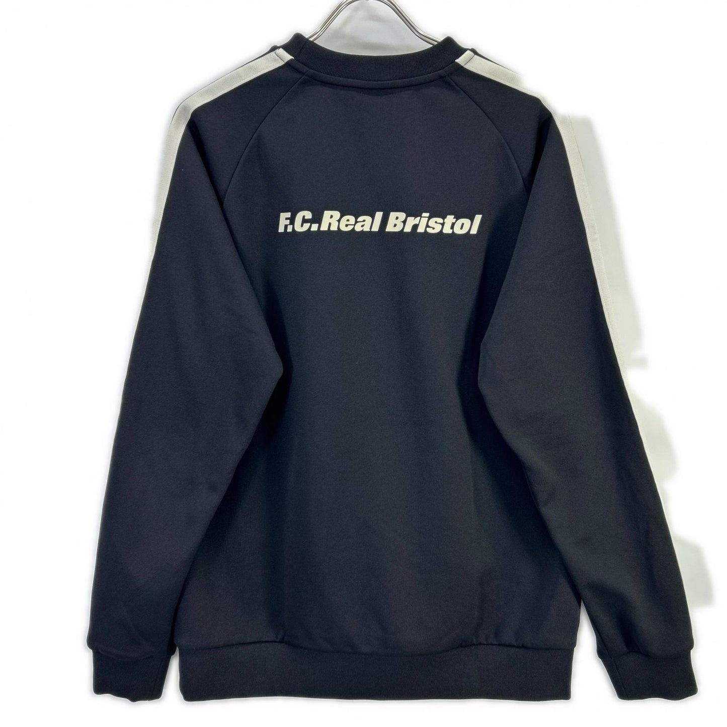 F.C.Real Bristol エフシーリアルブリストル FCRB-252083 ブラック TRAINING TRACK CREWNECK トップス