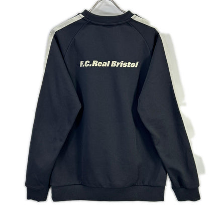 F.C.Real Bristol エフシーリアルブリストル FCRB-252083 ブラック TRAINING TRACK CREWNECK トップス