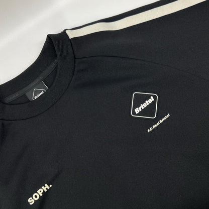 F.C.Real Bristol エフシーリアルブリストル FCRB-252083 ブラック TRAINING TRACK CREWNECK トップス