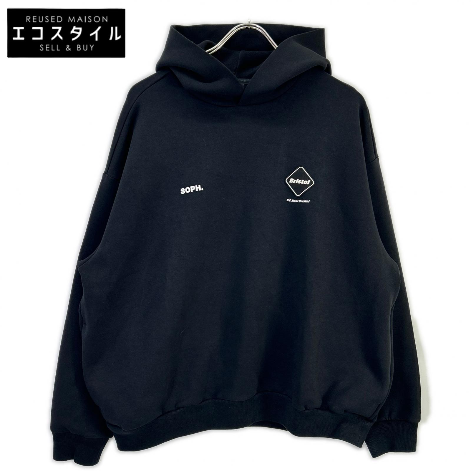 F.C.Real Bristol エフシーリアルブリストル FCRB-240039 ブラック TECH SWEAT TEAM BAGGY HOODIE トップス