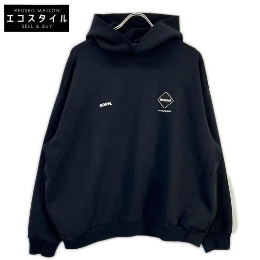 F.C.Real Bristol エフシーリアルブリストル FCRB-240039 ブラック TECH SWEAT TEAM BAGGY HOODIE トップス
