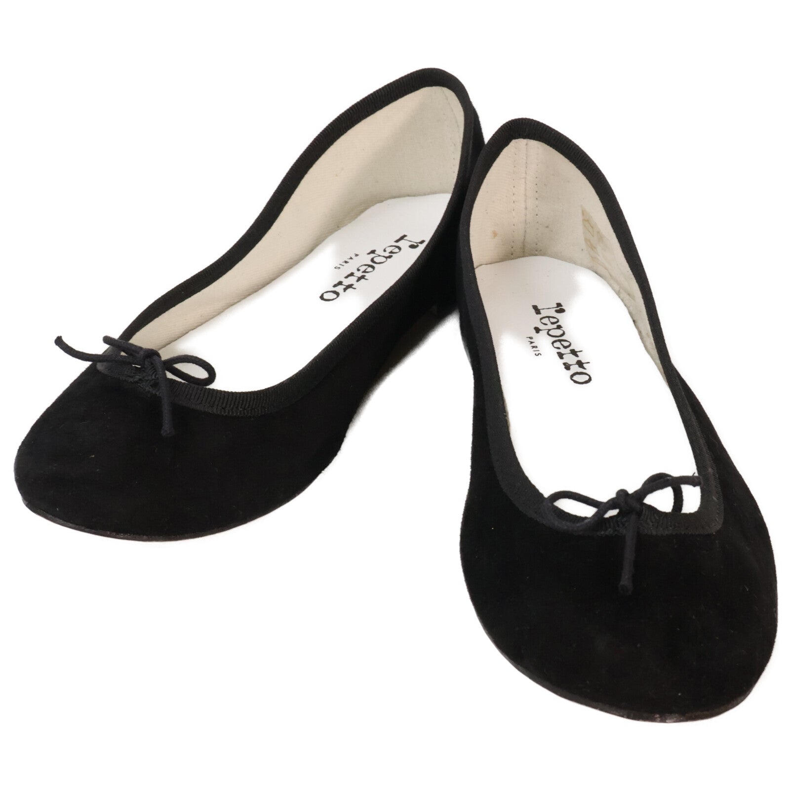 repetto レペット リボン スエード バレリーナ フラット シューズ シューズ