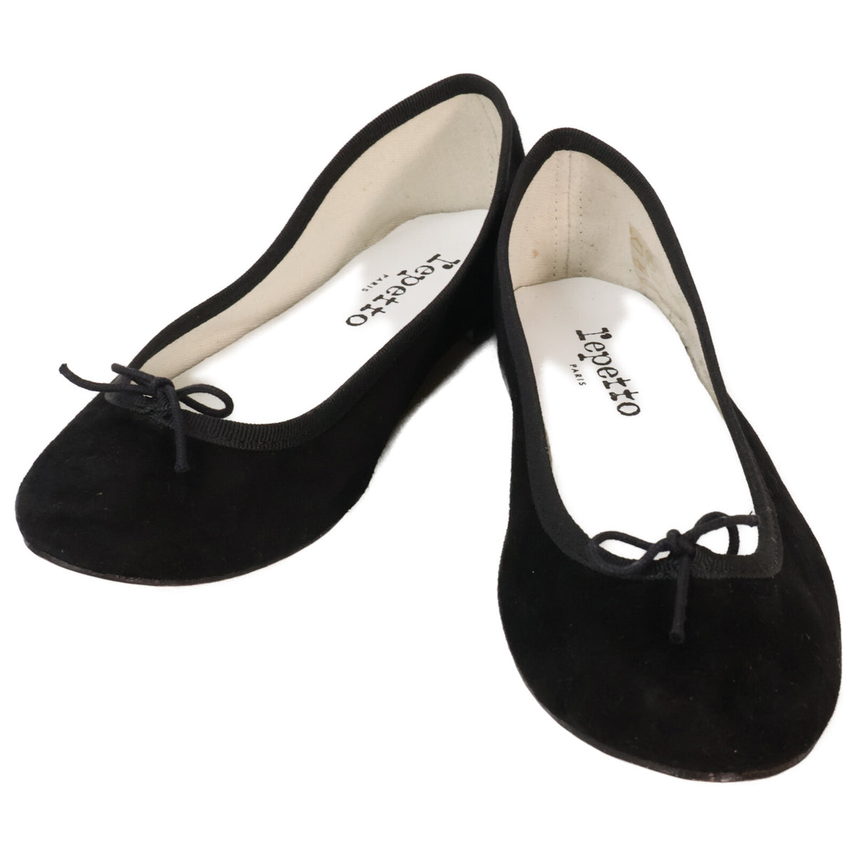 repetto レペット リボン スエード バレリーナ フラット シューズ シューズ