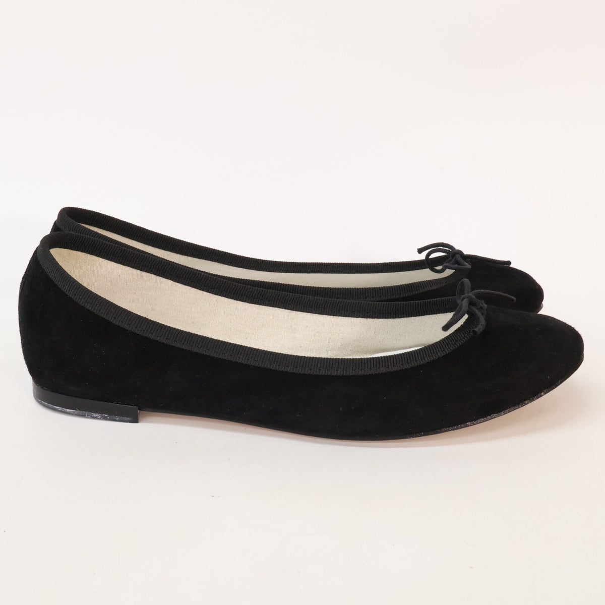 repetto レペット リボン スエード バレリーナ フラット シューズ シューズ
