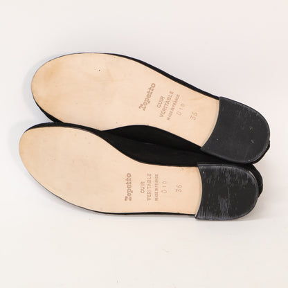 repetto レペット リボン スエード バレリーナ フラット シューズ シューズ
