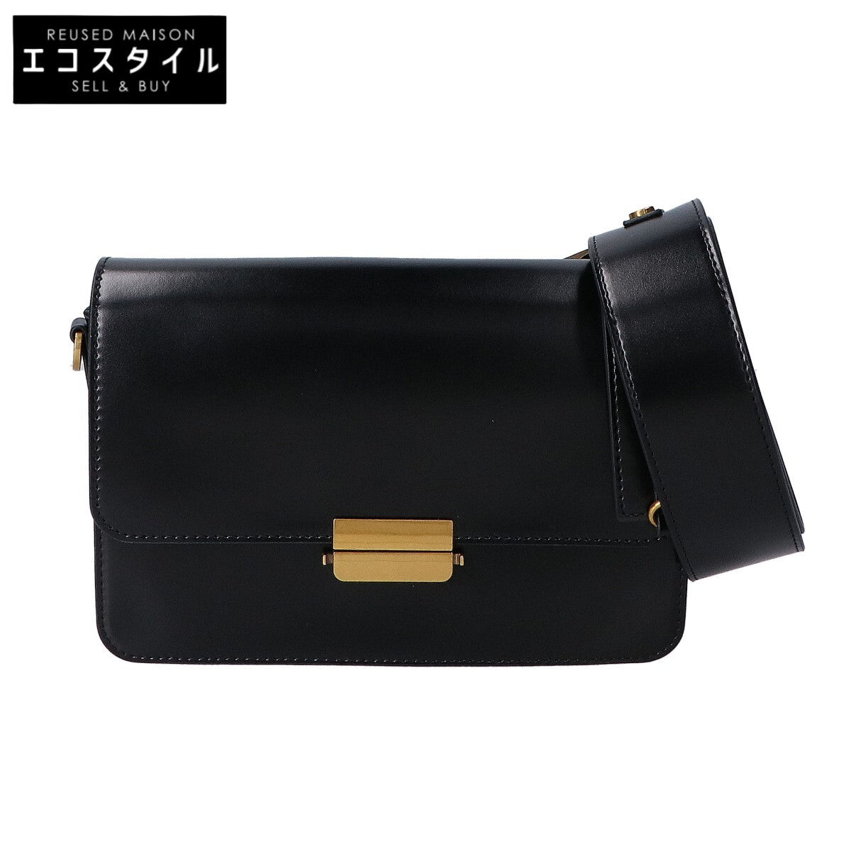 SALON adam et rope サロン アダムエロペ 【美品】SHX44320 レザー 2WAY フラップ クラッチバッグ/ ショルダーバッグ