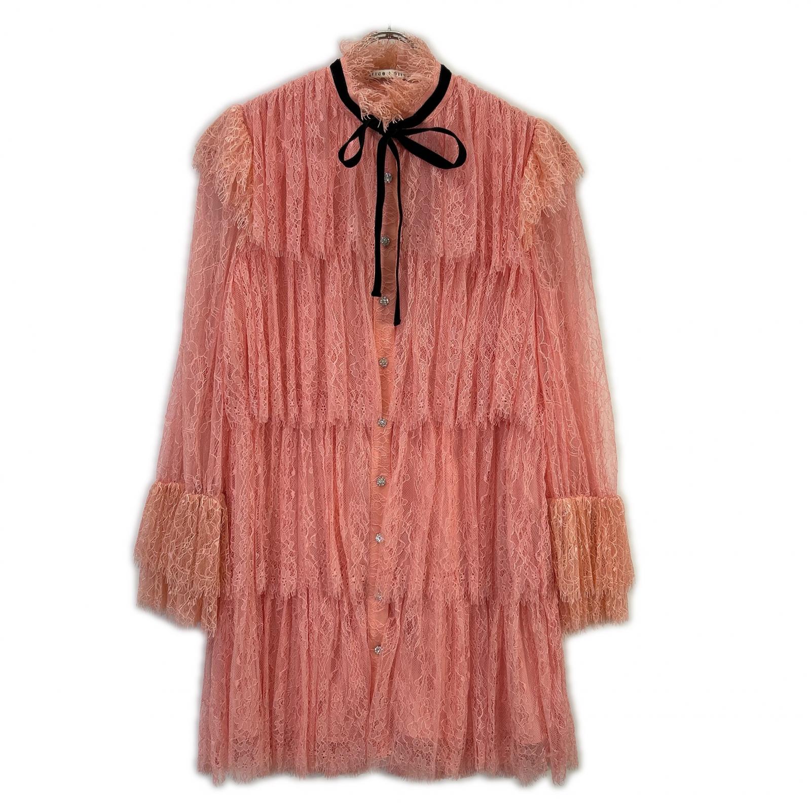 alice+olivia アリスオリビア Joanie Tiered Ruffle Dress ワンピース