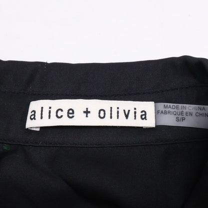 alice+olivia アリスオリビア 【美品】フラワー総柄 シャーリングスリーブ 長袖ブラウス トップス