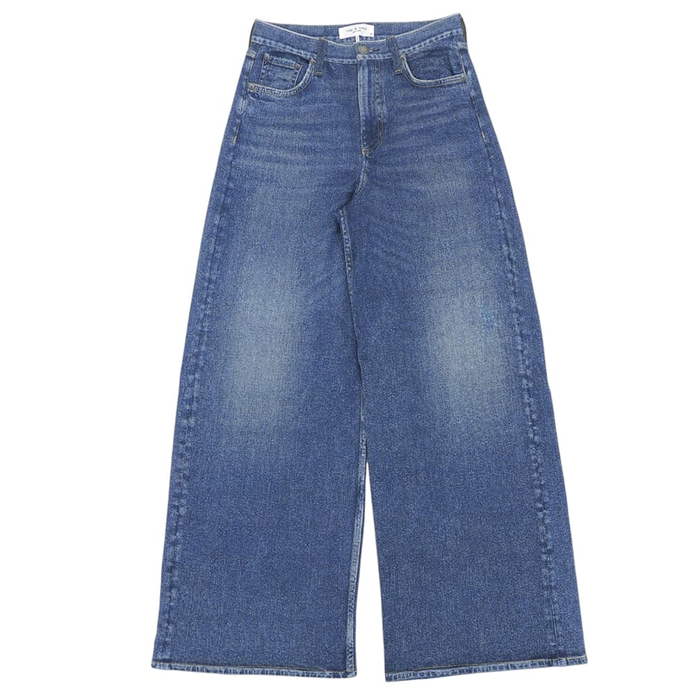 rag&bone ラグアンドボーン 美品 ミラマー テリー ソフィ― アンクル パンツ ボトムス レディース ブルー 25 RC1125F7MTE ボトムス