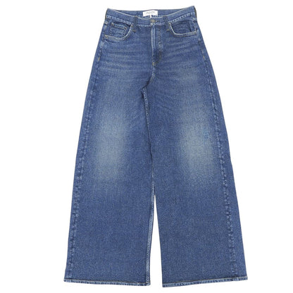 rag&bone ラグアンドボーン 美品 ミラマー テリー ソフィ― アンクル パンツ ボトムス レディース ブルー 25 RC1125F7MTE ボトムス