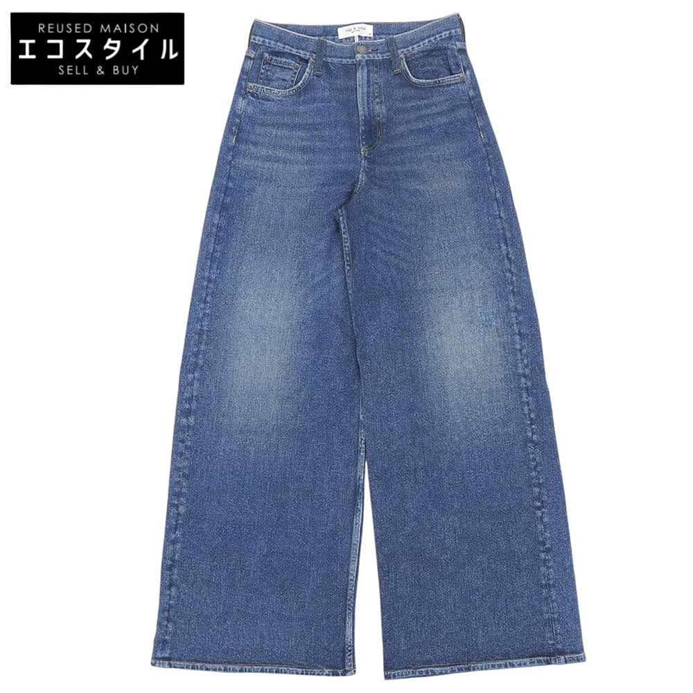 rag&bone ラグアンドボーン 美品 ミラマー テリー ソフィ― アンクル パンツ ボトムス レディース ブルー 25 RC1125F7MTE ボトムス