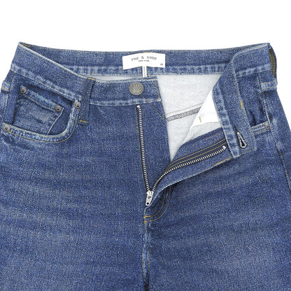 rag&bone ラグアンドボーン 美品 ミラマー テリー ソフィ― アンクル パンツ ボトムス レディース ブルー 25 RC1125F7MTE ボトムス