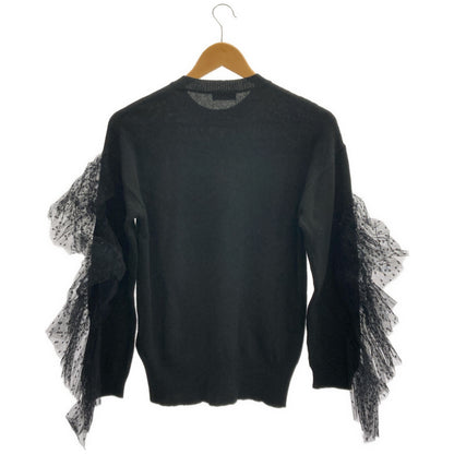 RED VALENTINO Red Valentino XR3KC12P6C0 black wool-cashmere blend knit pullover tops