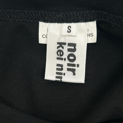 COMMEdesGARCONSNoirKeiNinomiya コムデギャルソンノワールケイニノミヤ 3E-T001 ブラック チュールスリーブ Tシャツ トップス