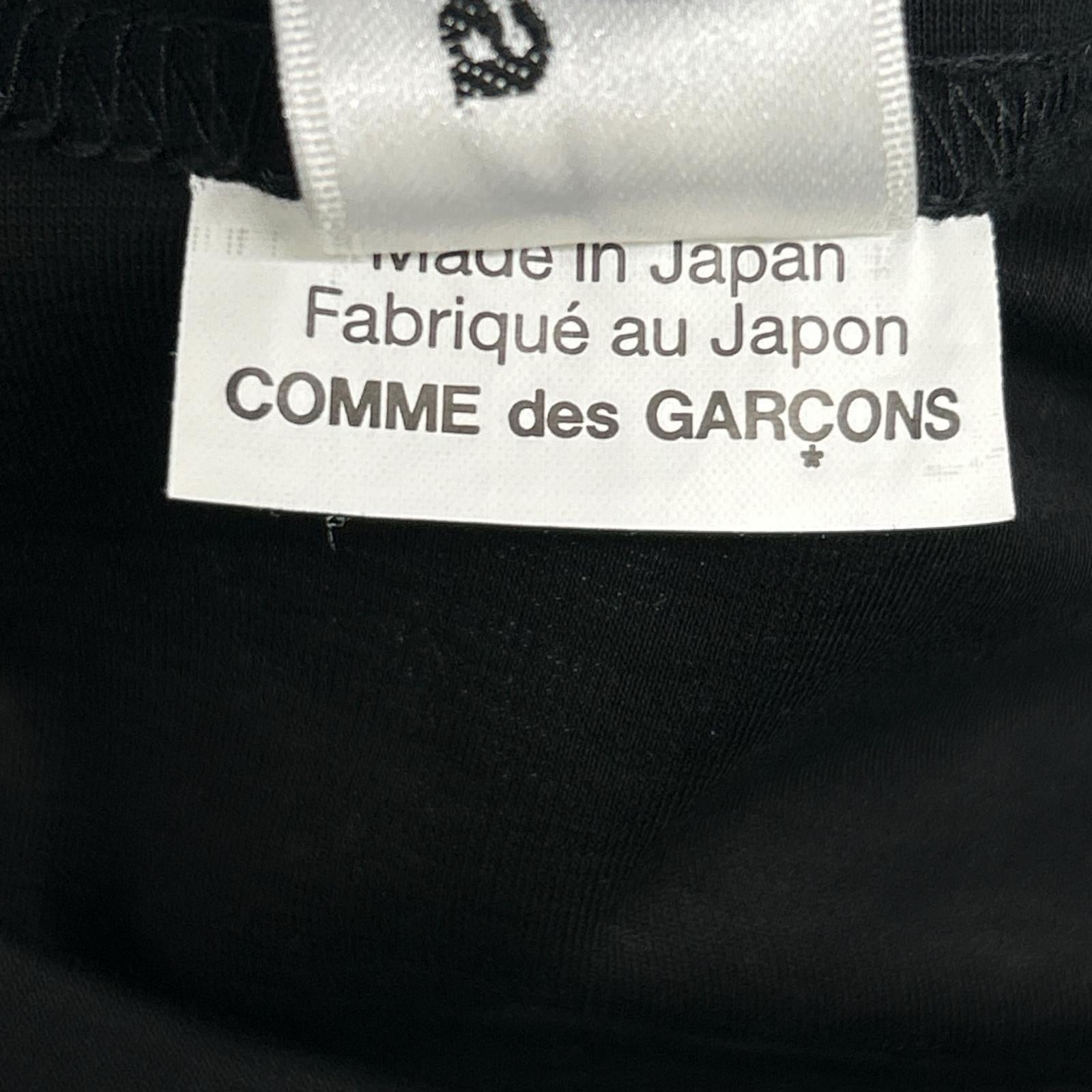 COMMEdesGARCONSNoirKeiNinomiya コムデギャルソンノワールケイニノミヤ 3E-T001 ブラック チュールスリーブ Tシャツ トップス