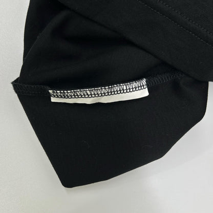 COMMEdesGARCONSNoirKeiNinomiya コムデギャルソンノワールケイニノミヤ 3E-T001 ブラック チュールスリーブ Tシャツ トップス