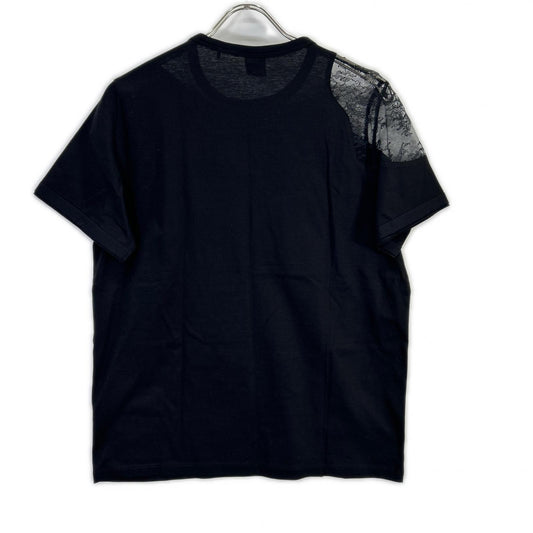BOSS ボス 50548744 ブラック マーセライズ 加工 コットン Tシャツ トップス
