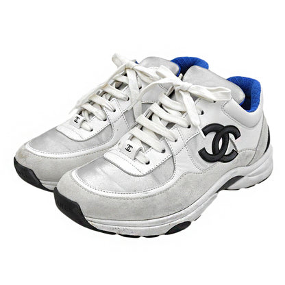 CHANEL シャネル ココマーク トレーナーズ スニーカー シューズ レディース ホワイト 37 G33743 シューズ