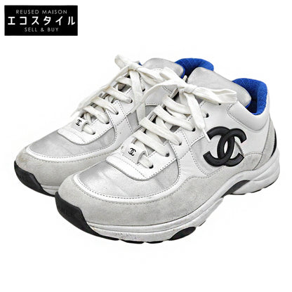 CHANEL シャネル ココマーク トレーナーズ スニーカー シューズ レディース ホワイト 37 G33743 シューズ