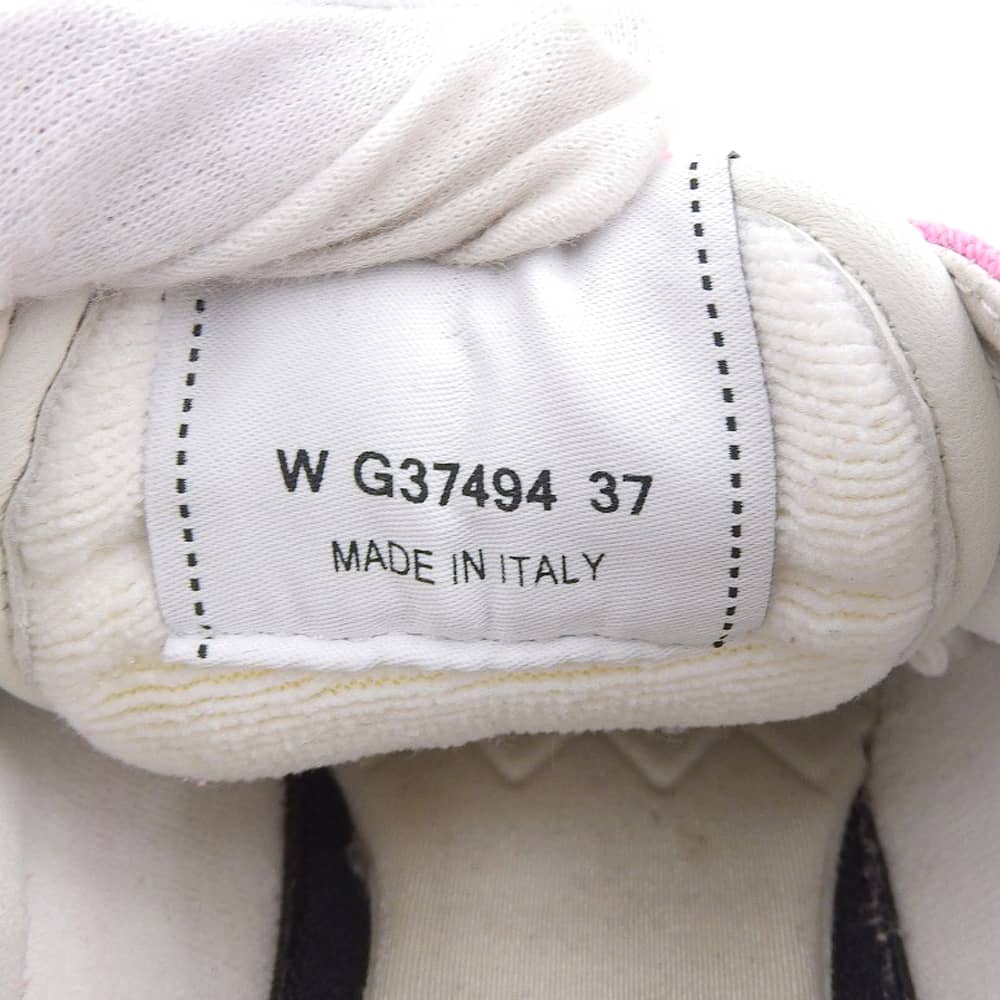 CHANEL シャネル デニム スエード ココマーク スニーカー シューズ レディース ネオンピンク 37 G37494 シューズ