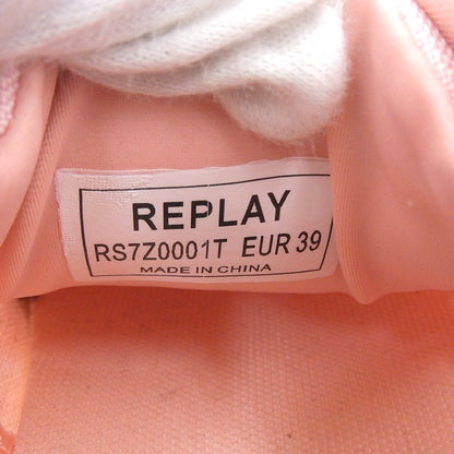 Replay リプレイ 美品 ボリュームソール Vanessa Up スニーカー シューズ レディース ピンク 39 RS7Z0001T シューズ