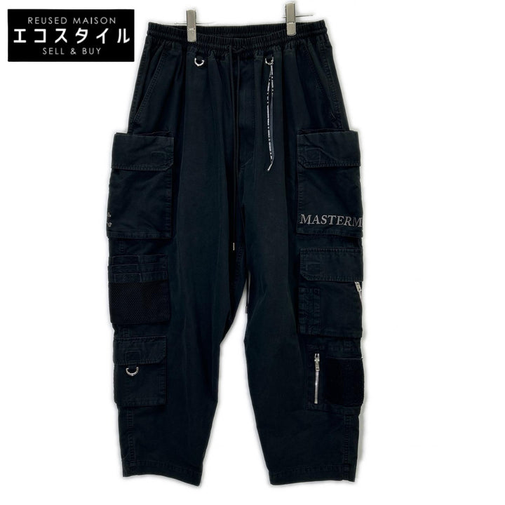 mastermind マスターマインド 23SS　MW23S10-PA007-002 ブラック マルチポケット カーゴパンツ ボトムス