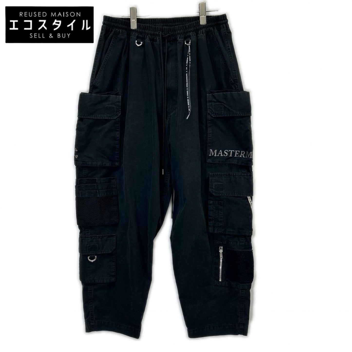 mastermind マスターマインド 23SS MW23S10-PA007-002 black multipocket cargo pants bottoms