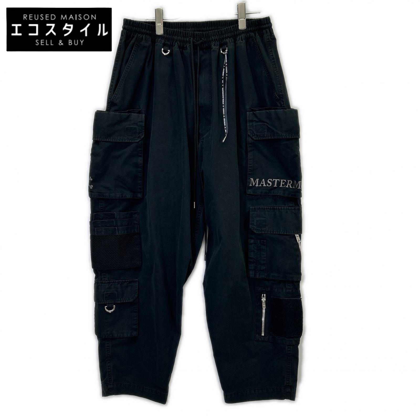 mastermind マスターマインド 23SS MW23S10-PA007-002 black multipocket cargo pants bottoms
