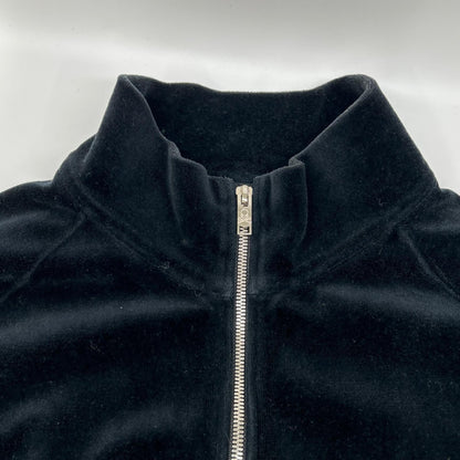 mastermind マスターマインド 22SS　MW22S09-BL048-006 ブラック ベロア フーディー パーカー トップス