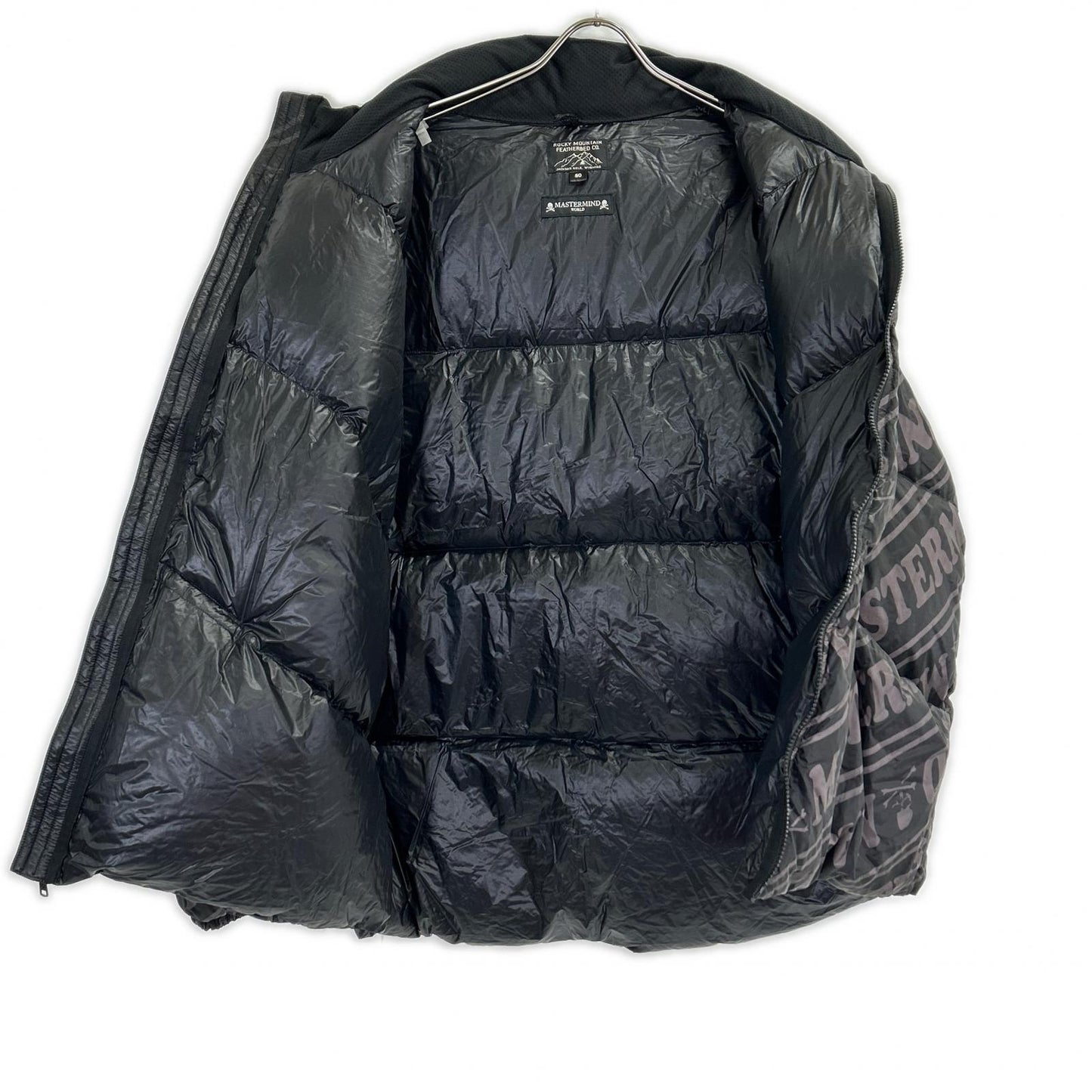 mastermind マスターマインド ×Rockey Mountain MW22C09-BL068 ブラック TAND DOWN JACKET ジャケット