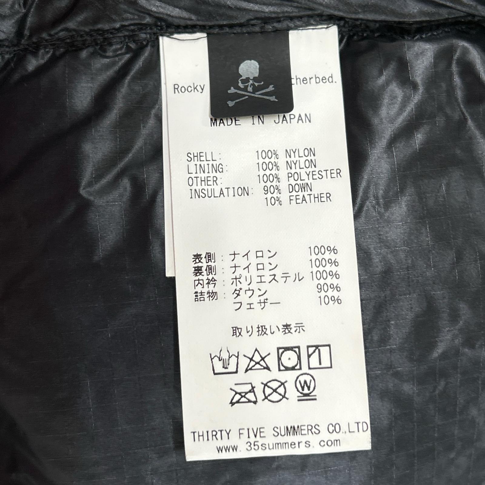 mastermind マスターマインド ×Rockey Mountain MW22C09-BL068 ブラック TAND DOWN JACKET ジャケット