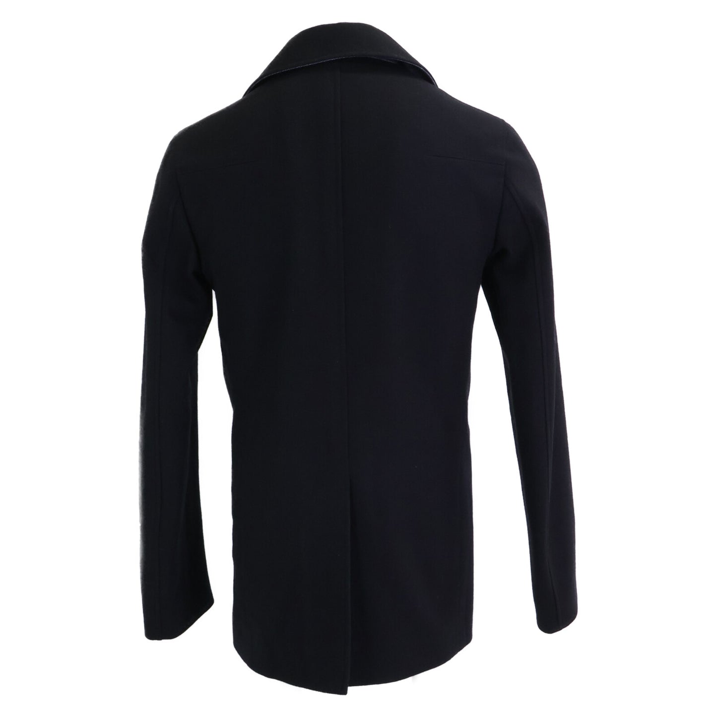 Dior HOMME ディオールオム 美品 国内正規 333C464J2001 クリス期 ウール 刻印入りボタン ピーコート コート