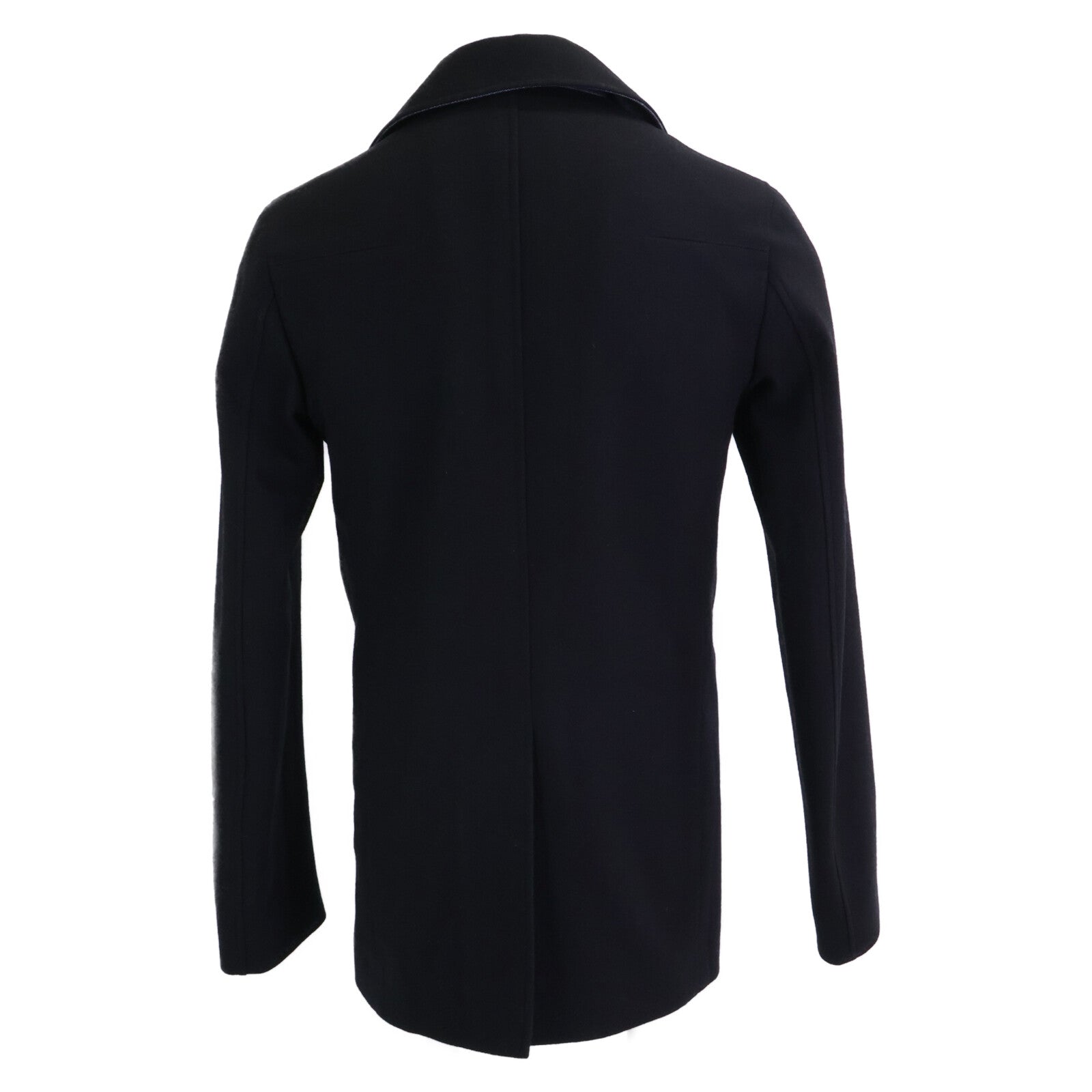 Dior HOMME ディオールオム 美品 国内正規 333C464J2001 クリス期 ウール 刻印入りボタン ピーコート コート