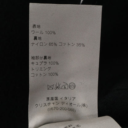 Dior HOMME ディオールオム 美品 国内正規 333C464J2001 クリス期 ウール 刻印入りボタン ピーコート コート