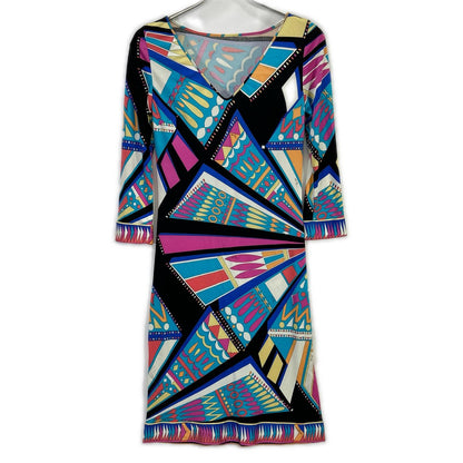 EMILIO PUCCI エミリオプッチ マルチカラー 幾何学模様 ワンピース ワンピース