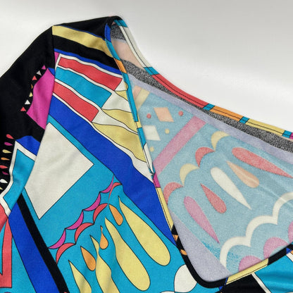 EMILIO PUCCI エミリオプッチ マルチカラー 幾何学模様 ワンピース ワンピース