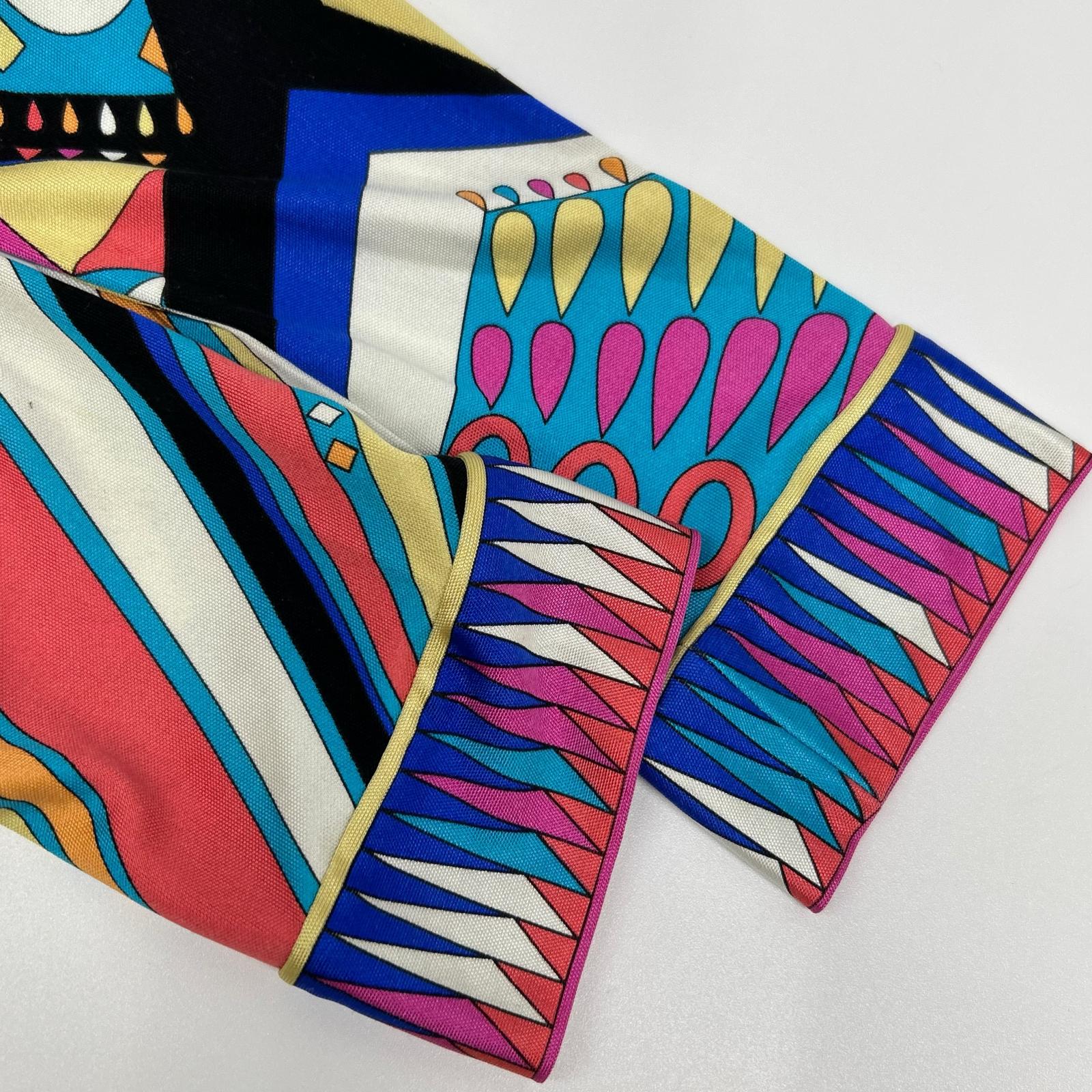 EMILIO PUCCI エミリオプッチ マルチカラー 幾何学模様 ワンピース ワンピース