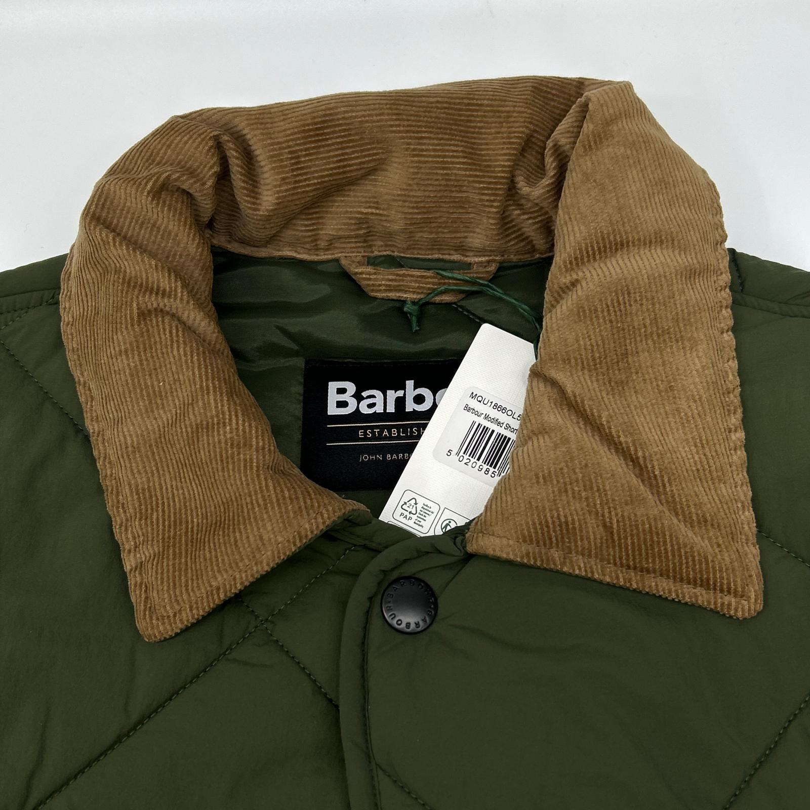 Barbour バブアー MQU1866 オリーブ MODIFIED SHORT LIDDESDALE QUILTED JACKET ジャケット