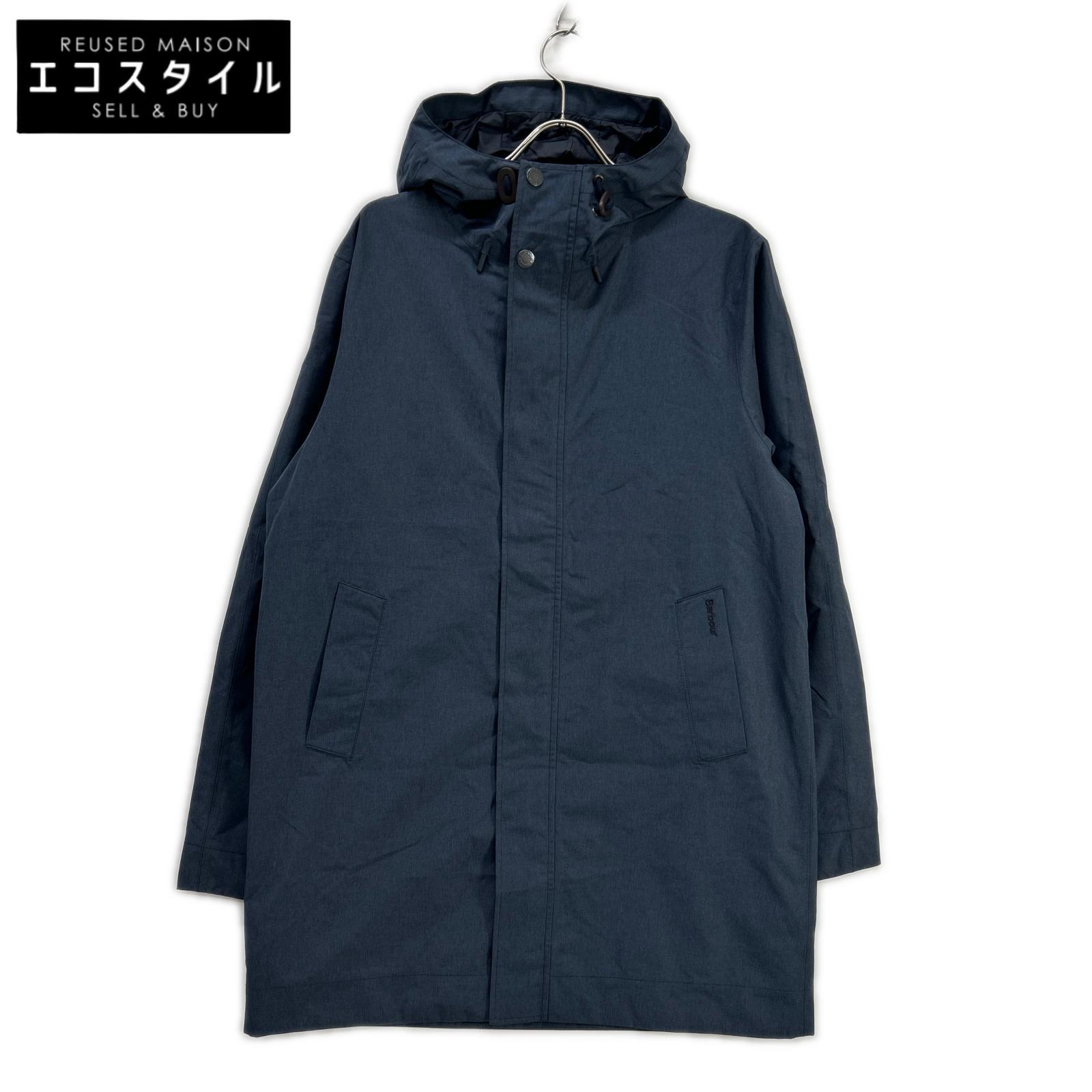 Barbour Barbour MWB1158 navy Barbour Rokig Hooded Waterproof Mac trench jacket jacket