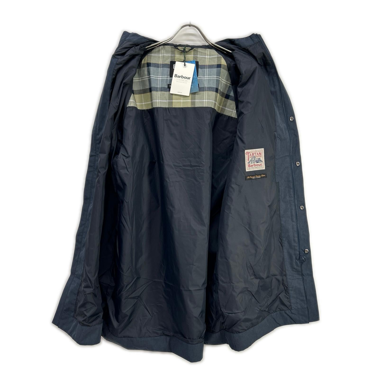 Barbour バブアー MWB1158 ネイビー Barbour Rokig Hooded Waterproof Mac トレンチジャケット ジャケット