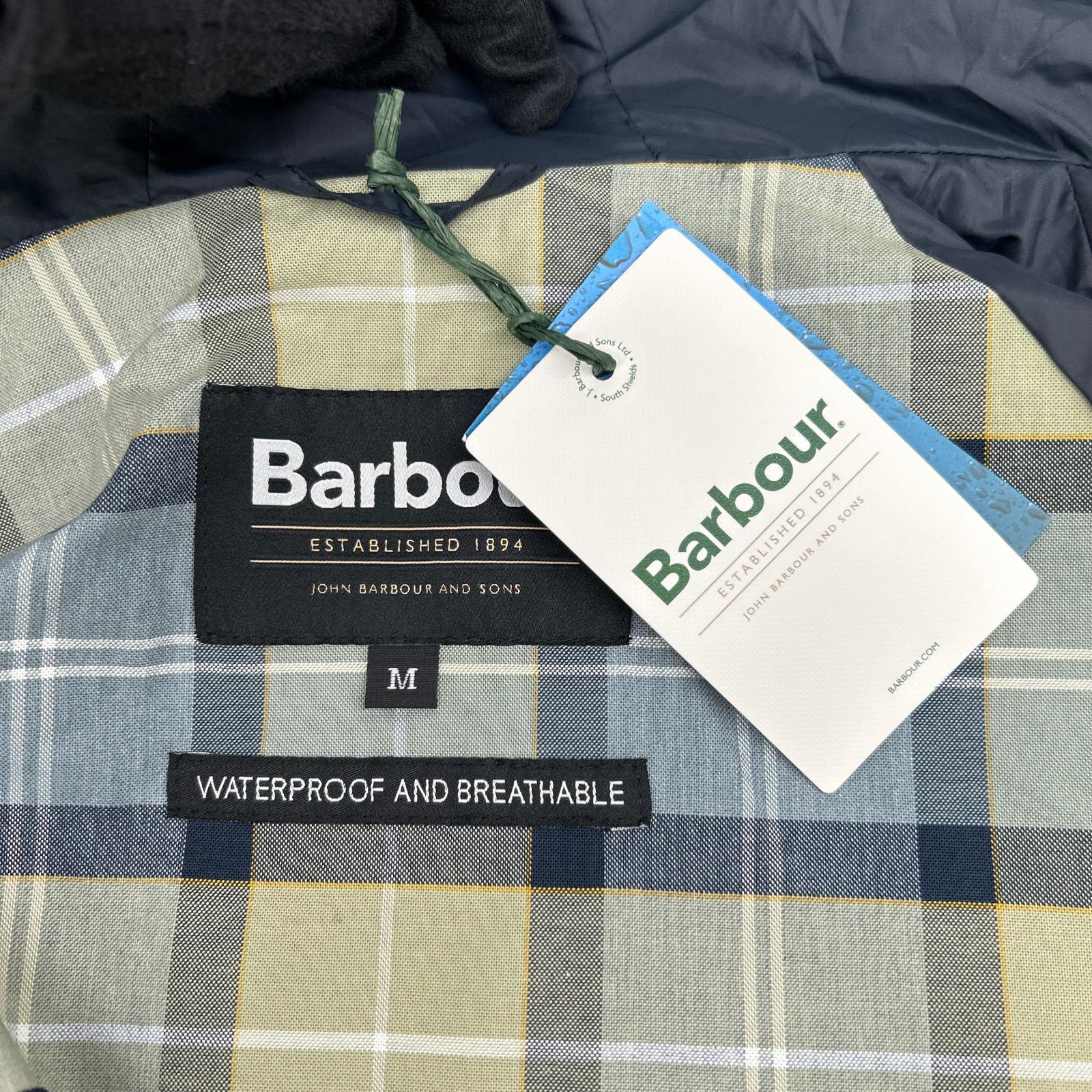 Barbour バブアー MWB1158 ネイビー Barbour Rokig Hooded Waterproof Mac トレンチジャケット ジャケット
