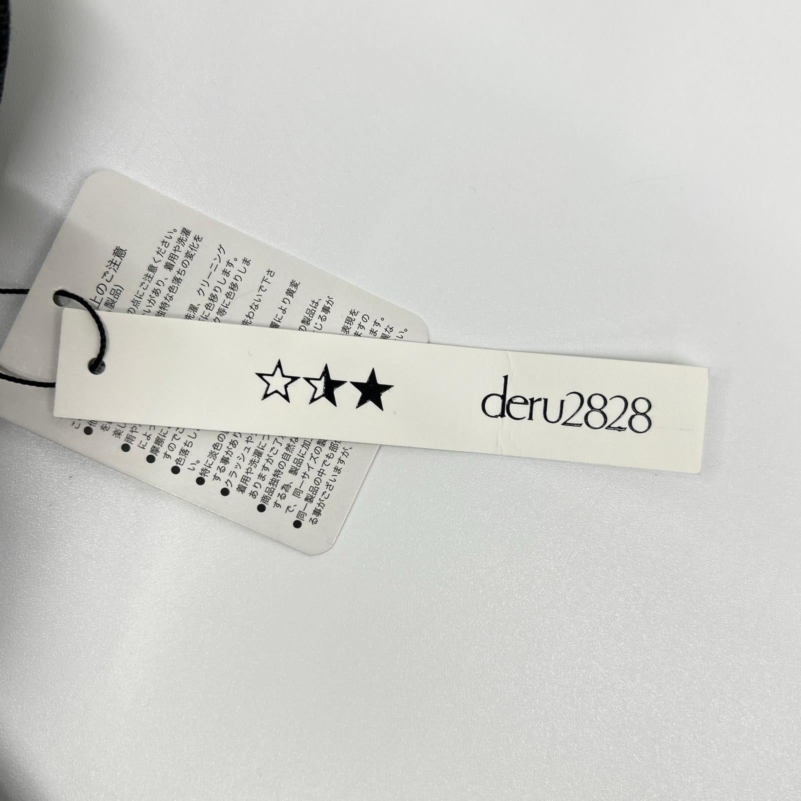 deru2828 デル 4250307 ブラック Blossom 開花 レースデニムパンツ ボトムス